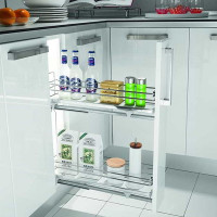 Карго для кухні Deluxe з лівими бічними направляючими 150 мм