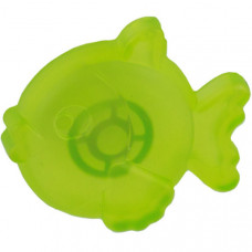 Ручка-кнопка Рыбка зеленая прозрачная