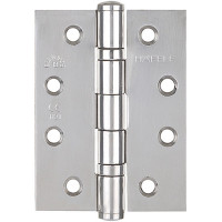 Петля дверная карточная 120 кг латунь полированная