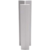 З'єднувальний елемент встик H=100 мм алюміній