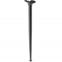 Мебельная опора X-LINE с регулировкой угла наклона и высоты H=710 мм черная