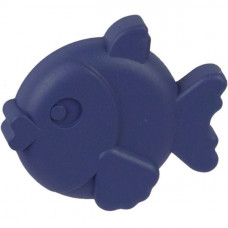 Ручка-кнопка Рыбка синяя матовая