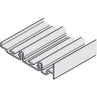 Шина ходова Finetta T 70 VF D подвійна срібляста алюміній 2500 мм