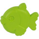 Ручка-кнопка Рыбка зеленая матовая
