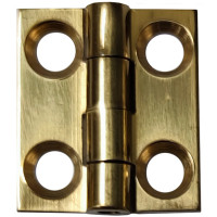 Карточная петля с заклепанным штифтом H=19 мм