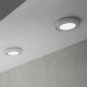 LED-світильник Metris врізний тепле світло нікель