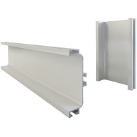 Ручка-профиль С-образная для среднего ящика белая L=4200 мм