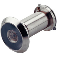 Дверне вічко d=12 мм для дверей 26-62 мм огляд 200° хром