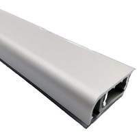 Плинтус 10х25 мм L=4300 мм алюминий