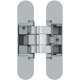 Петля скрытая Anselmi AN 150 3D хромированная матовая 180 ° вес двери 40 кг