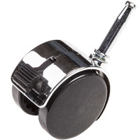 Ролик поворотний зі штифтом 10х25 d50 мм зі стопором