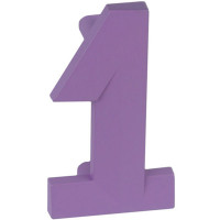 Ручка Единица фиолетовая матовая м/о 64 мм