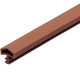 Уплотнитель для межкомнатных дверей 10 мм коричневый