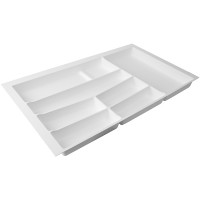 Лоток для столовых приборов 900 мм белый матовый