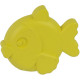 Ручка-кнопка Рыбка желтая матовая