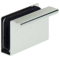 Сполучена деталь для скляних дверей з ручкою хром