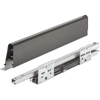 Выдвижной ящик Matrix Box S, 35 кг  антрацит 16/84/350 мм