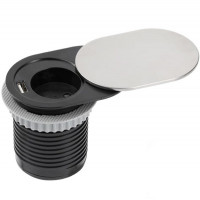 Подовжувач врізний Slide на 1 розетку + USB Schucko