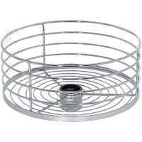 Кошик дротяний 360х185 мм для труби 50 мм хром полірований