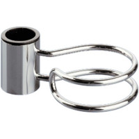 Держатель фена для трубы 30 мм хром полированный