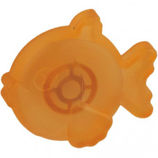 Ручка-кнопка Рыбка оранжевая прозрачная
