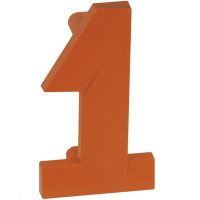 Ручка Одиниця червона глянсова м/о 64 мм