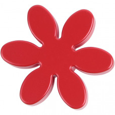 Ручка-кнопка Цветок красная