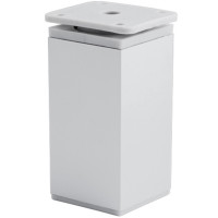 Опора регулируемая квадратная Н=120 мм алюминий