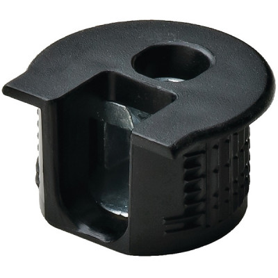 Корпус RAFIX (Рафікс) 20, для товщини 19 мм, пластмаса, чорний RAL 9004