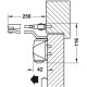 Доводчик для дверей DCL 110 з фіксованим важелем