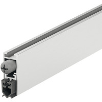 Уплотнитель выпадающий серый 1-сторонний L=730 мм