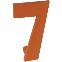 Ручка Семерка красная глянцевая м/о 64 мм