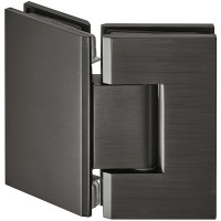 Завіса для душової кабіни для скла 8-12 мм 135° латунь графіт