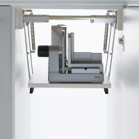 Поворотная фурнитура для привинчивания к стенке H=240 мм 10 кг