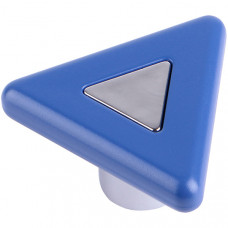 Ручка-кнопка Треугольник синяя