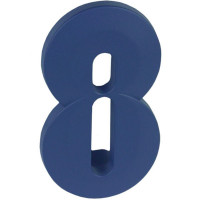 Ручка Восьмерка синяя матовая м/о 64 мм