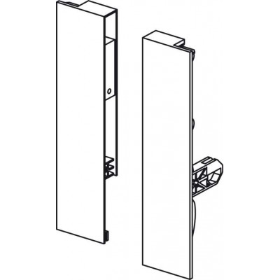 Кріплення внутрішнього фасаду Matrix Box S Slim 135 мм чорний