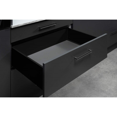 Висувний ящик Matrix S Slim 2.0 з дотягом H=135 мм, L=450 мм, 35 кг чорний