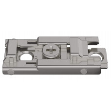 Монтажна планка пряма під шуруп Metalla 540 SM H0 сталь нікельована