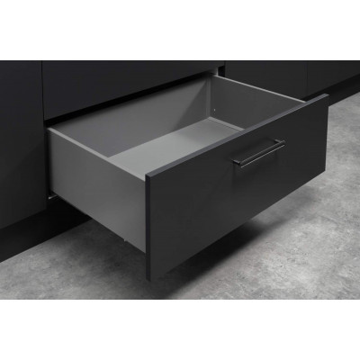 Висувний ящик Matrix S Slim 2.0 з дотягом H=199 мм, L=400 мм, 35 кг сірий