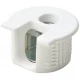 Корпус RAFIX (Рафикс) 20, для толщины 19 мм, пластмасса, белый RAL 9003