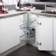 Карусель для кухні 270° з дротяними полицями