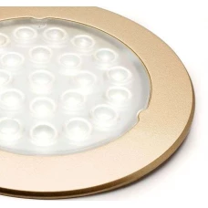 LED-світильник Metris врізний тепле світло золото