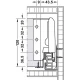 Выдвижной ящик Matrix Box S, 35 кг серый 16/120/300 мм