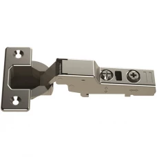 Петля METALLA SM PUSH 110° полунакладная, сталь никелированная, шаблон 45 x 9.5 под шуруп