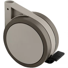 Мебельный ролик Roll 12 Nylon d120 мм серый